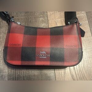 Coach Buffalo plaid crossbody